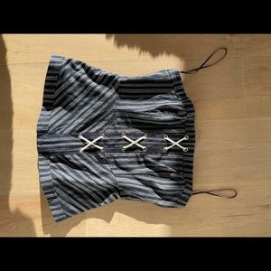 Intermix corset top